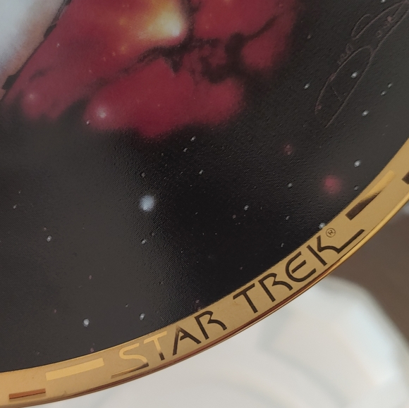 ⭕SOLD⭕Star Trek Plate - Picture 3 of 11